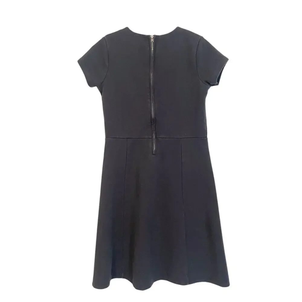 Crewcuts Factory Gray Jeweled‎ Neckline Dress Size 12